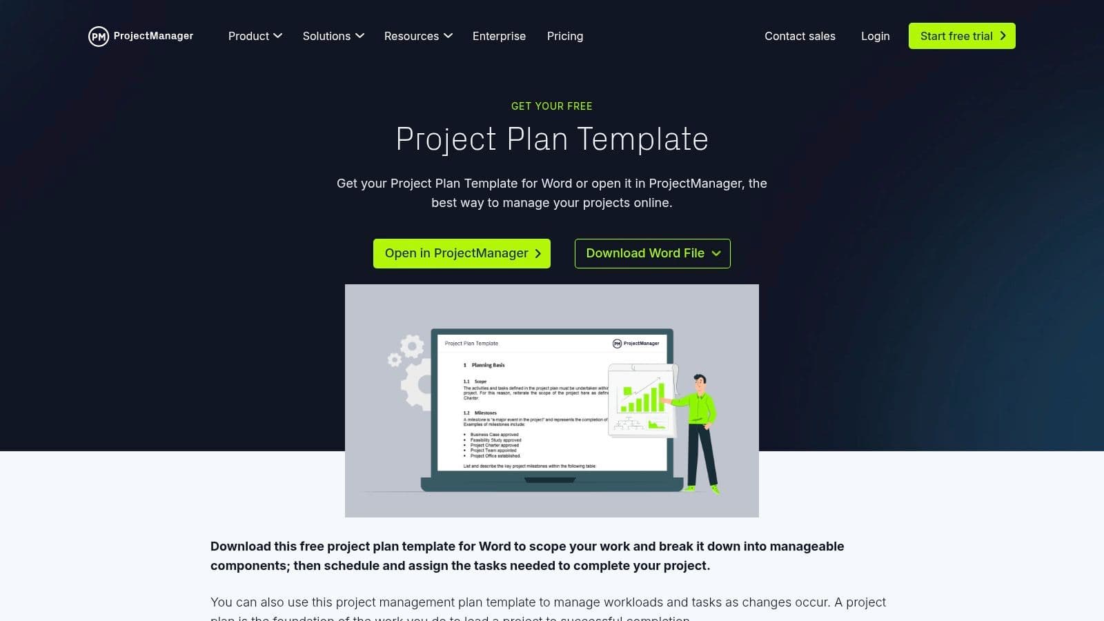 ProjectManager Templates (Downloadable)